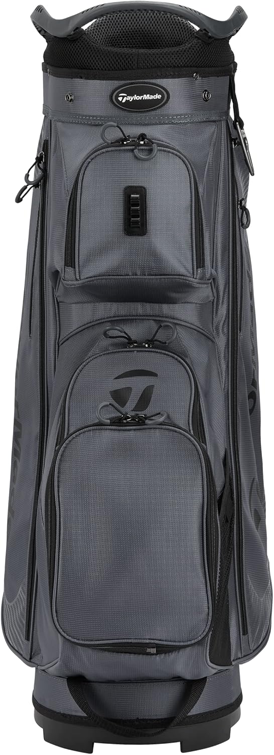 TaylorMade Golf Pro Stand & Cart Bag Charcoal Cart Bag, Charcoal Cart Bag