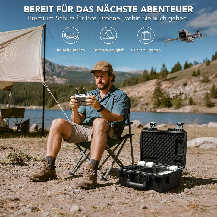 Lykus Titan LT110 wasserdichte Tasche/Koffer/Case für DJI Lito 1/Lito X1 Fly More Combo, RC2/RC-N3,