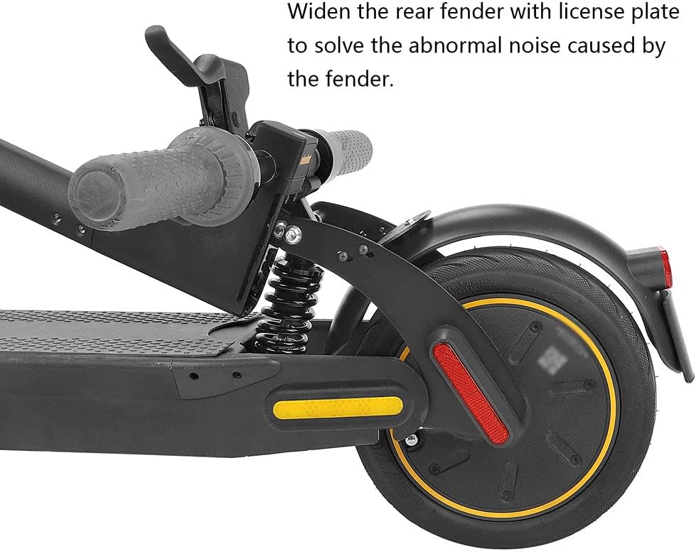 TMOM Schutzblech mit Stossdämpfer hinten für Segway Ninebot Max G30 Elektroroller Stossdämpfung + Ko