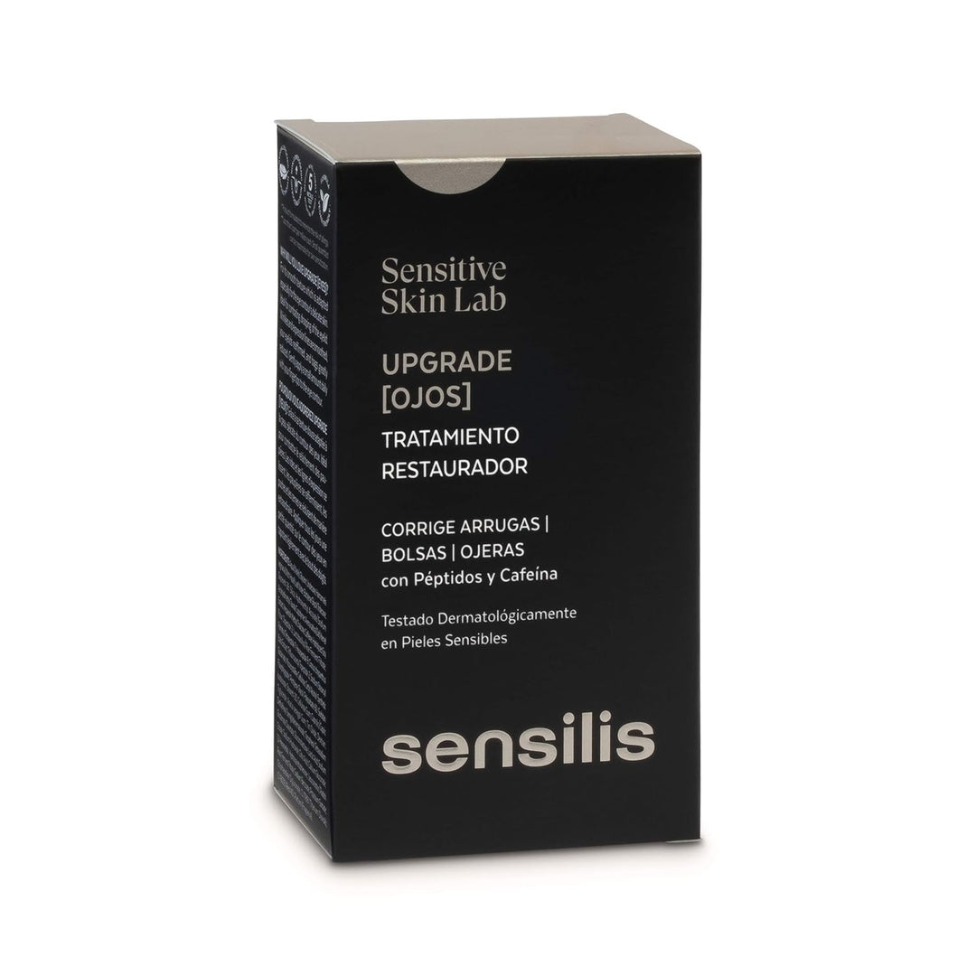 Sensilis - Upgrade Augen, Straffende Augenpflege für junge Frische, Gegen Falten und Augenringe, Glä