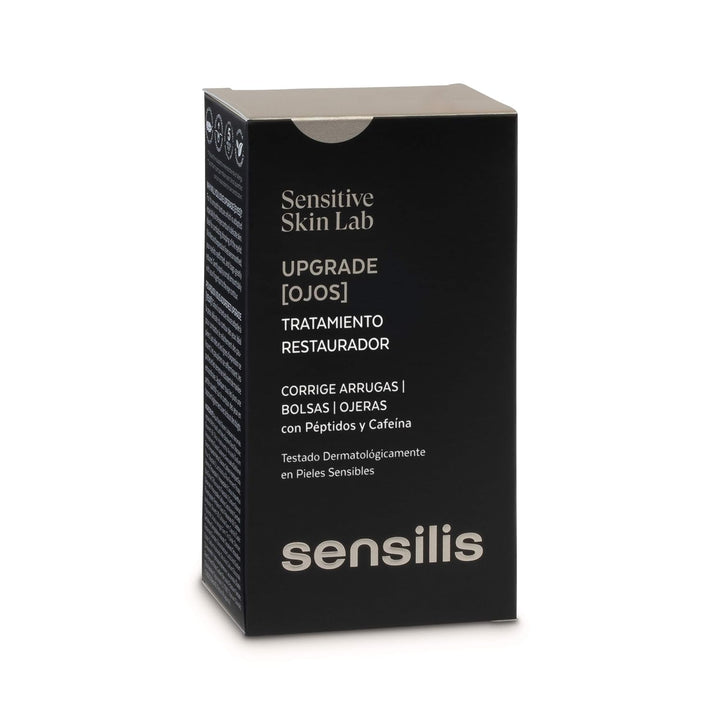 Sensilis - Upgrade Augen, Straffende Augenpflege für junge Frische, Gegen Falten und Augenringe, Glä