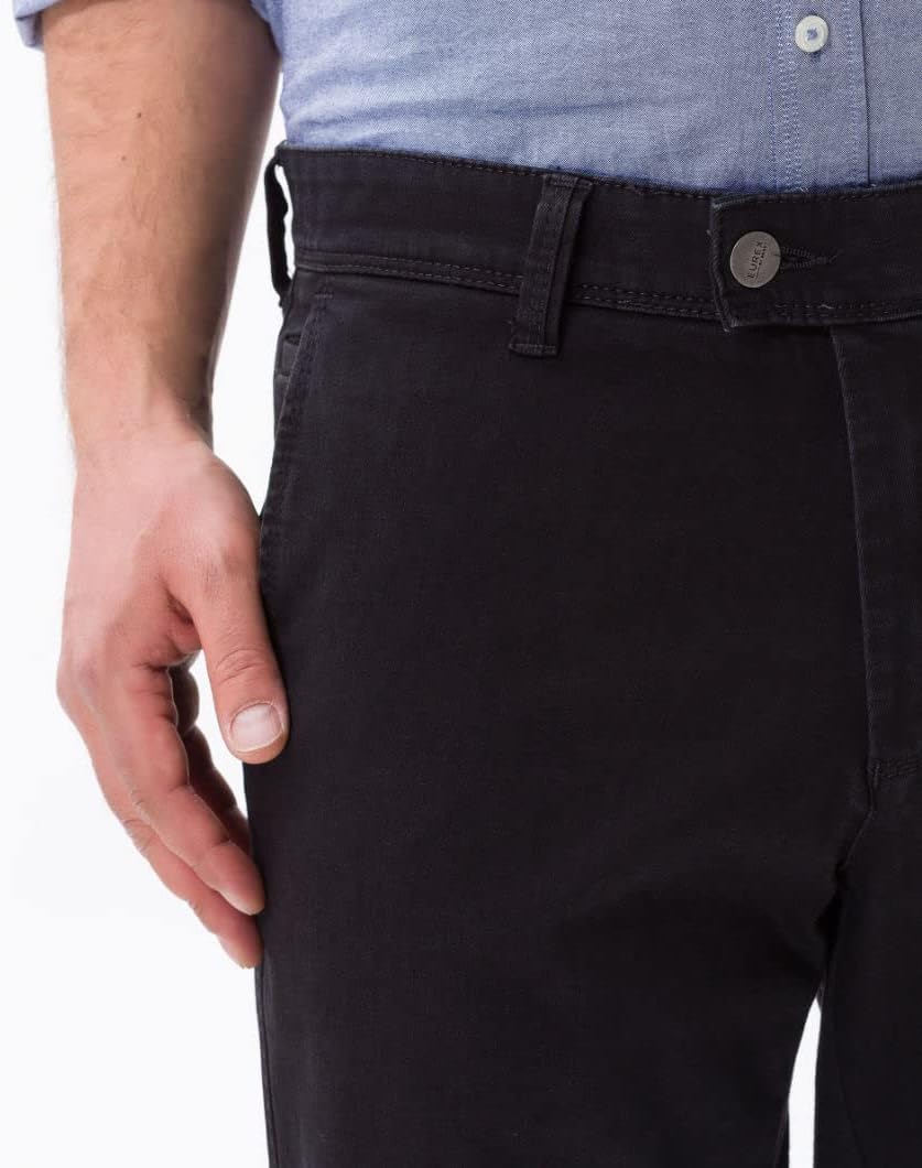 EUREX by Brax Herren Jeans Hose Jim 316 Stretchdenim Darkblue 32 Schwarz, 32 Schwarz