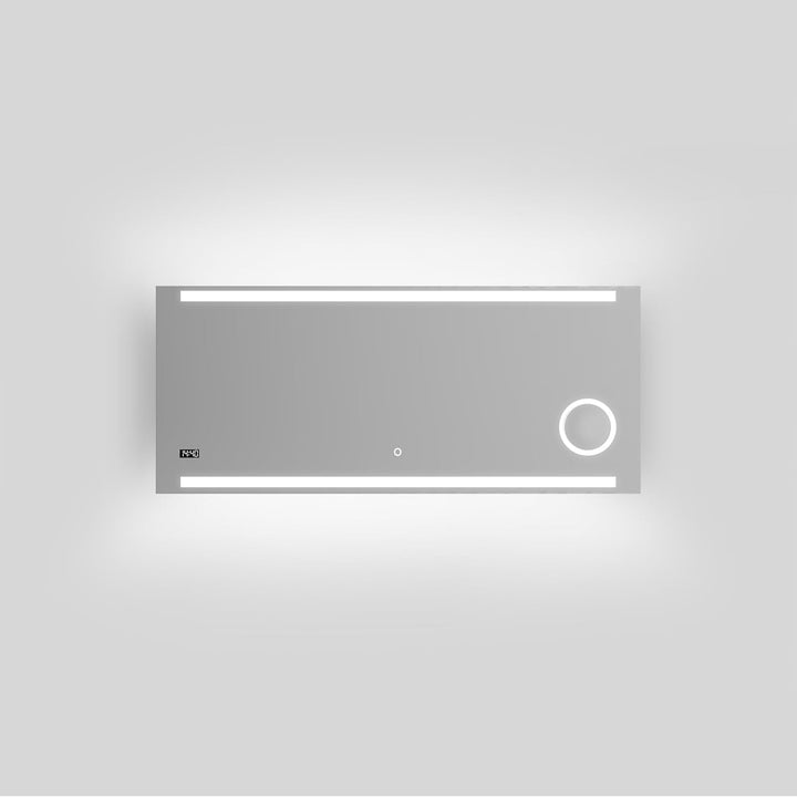 Talos King Badspiegel mit Beleuchtung – LED Badezimmerspiegel 80x60 cm – Wandspiegel mit beleuchtete