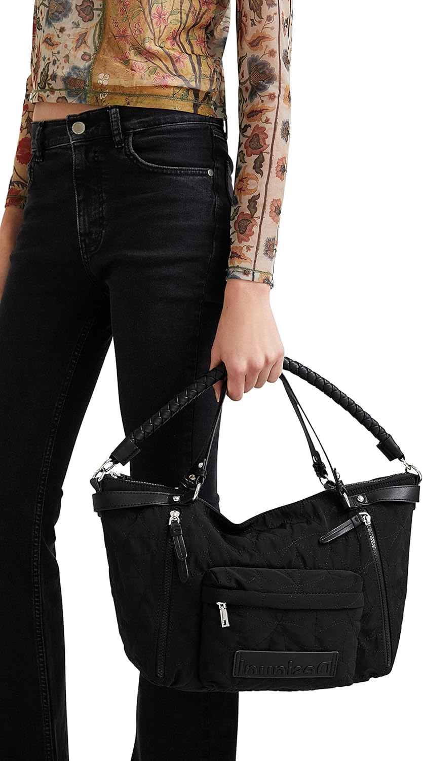 Desigual Bols_prisma Libia Hand Bag Schwarz, Schwarz