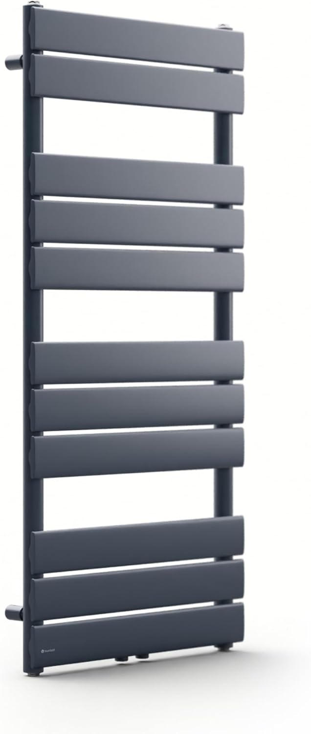 Blumfeldt Badheizkörper, Design Heizkörper Flach, Sparsamer Flachheizkörper Vertikal, 509 Watt Warmw