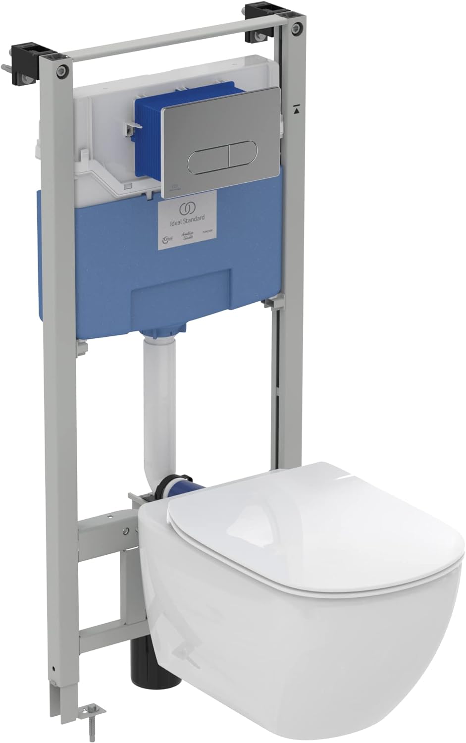 Ideal Standard R0116AA Oleas Betätigungsplatte Oleas P1 Pneumatic Toilet Flush Plate - Chrome Chrom,