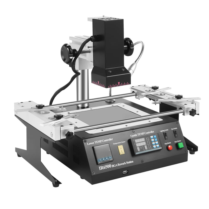 Heissluft Lötstation Bga Soldering Machine Infrarot Löten Rework Station-Arbeitsplatz IR6500 1250W T