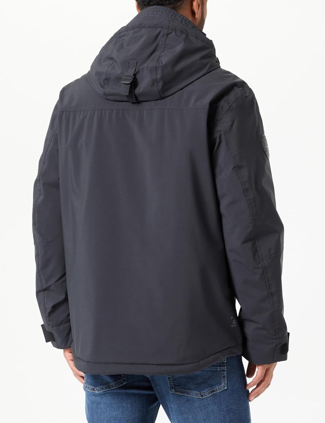 camel active Herren teXXXactive® Funktionsjacke mit Abnehmbarer Kapuze 27 Schwarz, 27 Schwarz