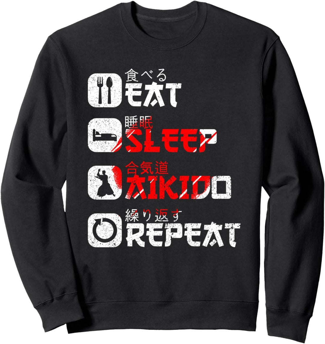 Aikido Aikidoka Japanische Kampfkunst Martial Arts Budo Sweatshirt