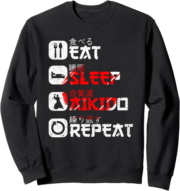 Aikido Aikidoka Japanische Kampfkunst Martial Arts Budo Sweatshirt