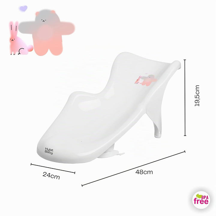Hylat Baby Badewanneneinsatz Baby - wertvolle Badehilfe für Säuglinge und Babys von Geburt bis ca. 6