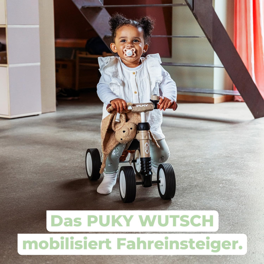 PUKY WUTSCH Pastel Green | Lauflernrad ab 1 1/2 Jahren | Lauflernhilfe Kinder | Lauflernwagen Indoor