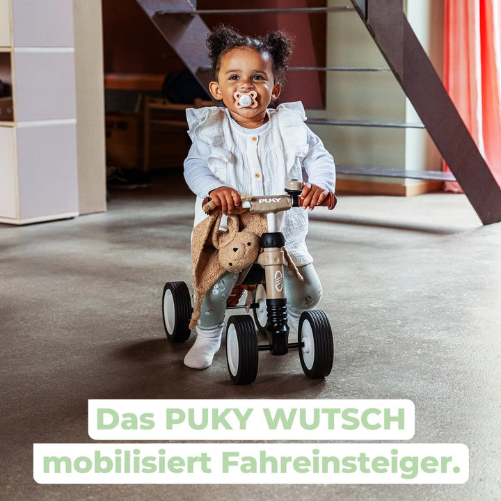 PUKY WUTSCH Pastel Green | Lauflernrad ab 1 1/2 Jahren | Lauflernhilfe Kinder | Lauflernwagen Indoor