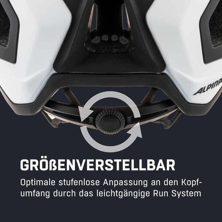 ALPINA COMOX - Widerstandsfähiger, Stossabsorbierender & Anpassbarer Enduro Fahrradhelm Mit kurzem S