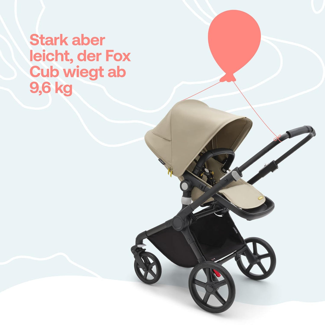 Bugaboo Fox Cub Kinderwagen für jedes Gelände, leichter und stabiler Kinderwagen, strapazierfähiges