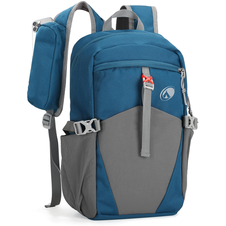 12L Wanderrucksack Klein Leichter, Kleiner Rucksack Lässig Herren Damen, Mini Daypacks für Wandern R
