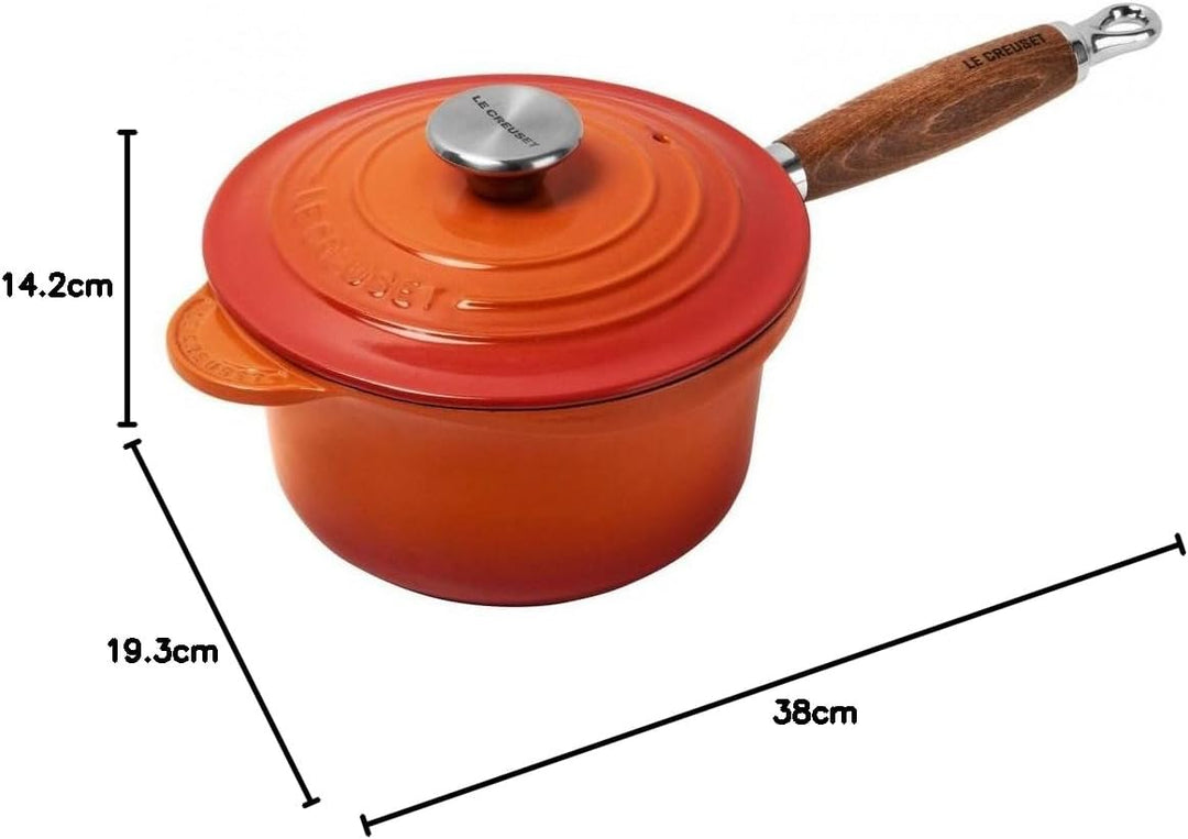 Le Creuset PROFITOPF MIT HOLZGRIFF 18 cm OFENROT