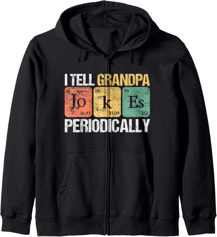 Daddy Shirt. I TELL GRANDPA JOKES PERIODICALLY Fathers Day Kapuzenjacke