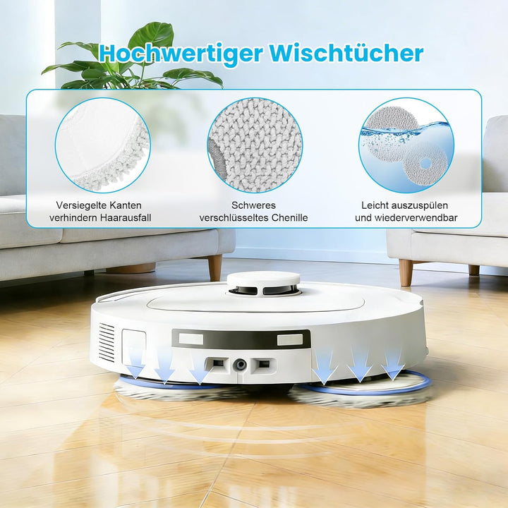 25 Stück Zubehör für Ecovacs Deebot T30C, T30C Omni, T30C Omni Gen2 Saugroboter Ersatzteile, 2 Haupt