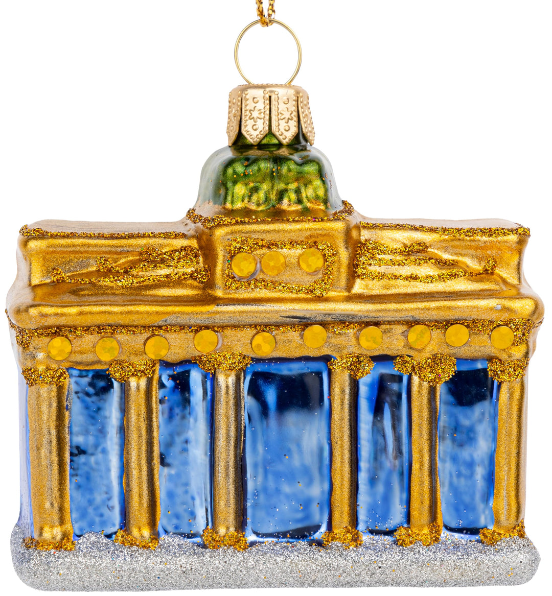 SIKORA Brandenburger Tor besondere Weihnachtskugel Glas Christbaumschmuck Deko Figur Weihnachten Anh