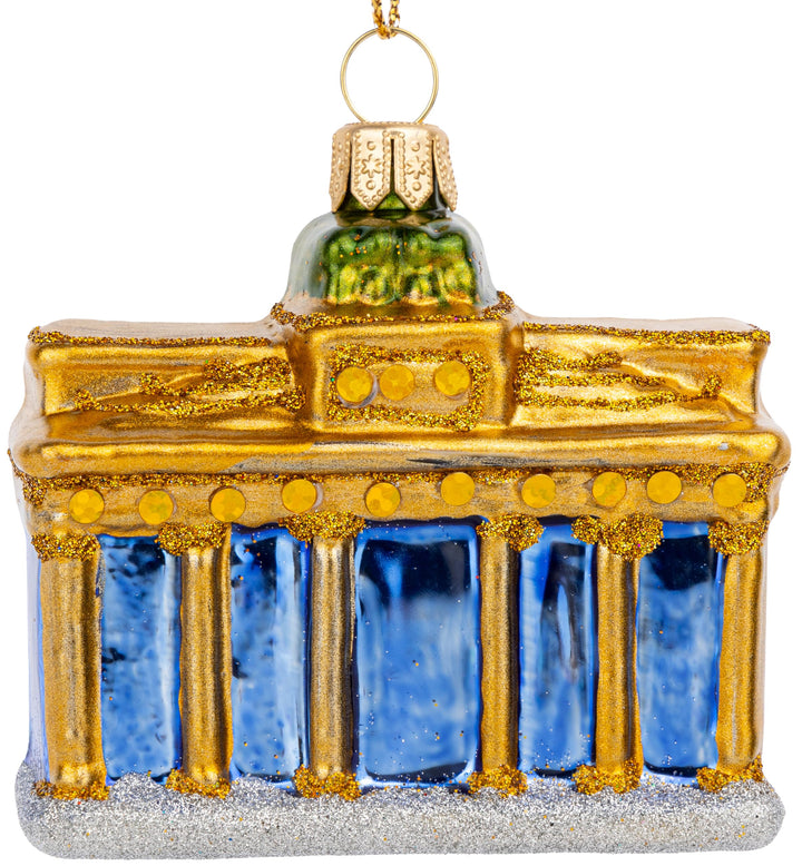 SIKORA Brandenburger Tor besondere Weihnachtskugel Glas Christbaumschmuck Deko Figur Weihnachten Anh