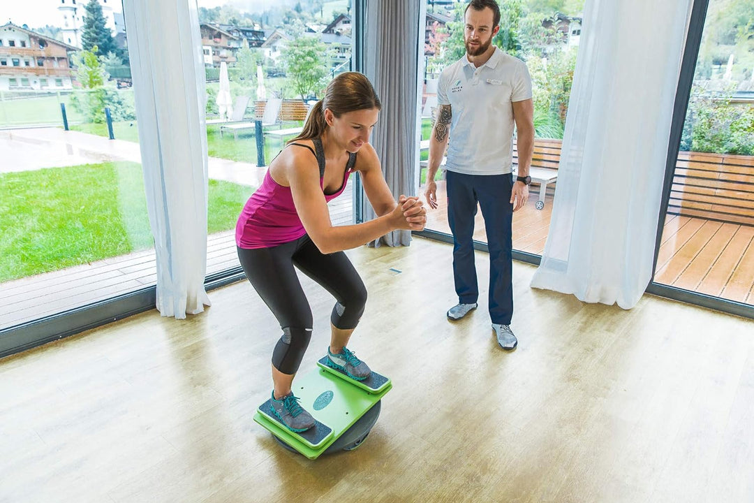 MFT Sport Disc Fitnessgerät, grün/grau, 52 x 51 x 51 cm