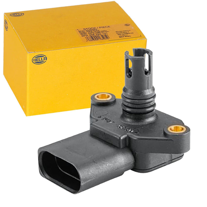 HELLA 6PP 358 152-161 Sensor, Ladedruck - 4-polig - geschraubt