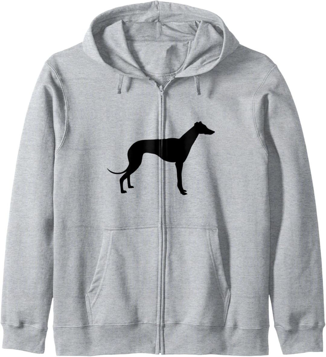 Windhund Hund Silhouette Kapuzenjacke