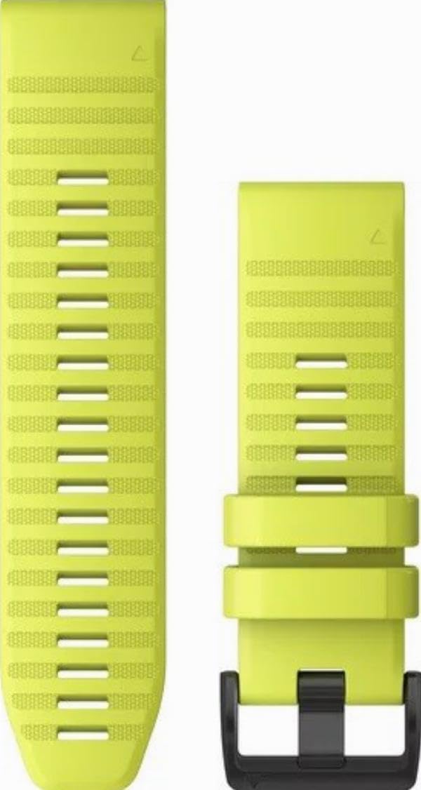 Garmin Unisex – Erwachsene QUICKFIT-Armband, Electric Lime/Graphit, 26mm