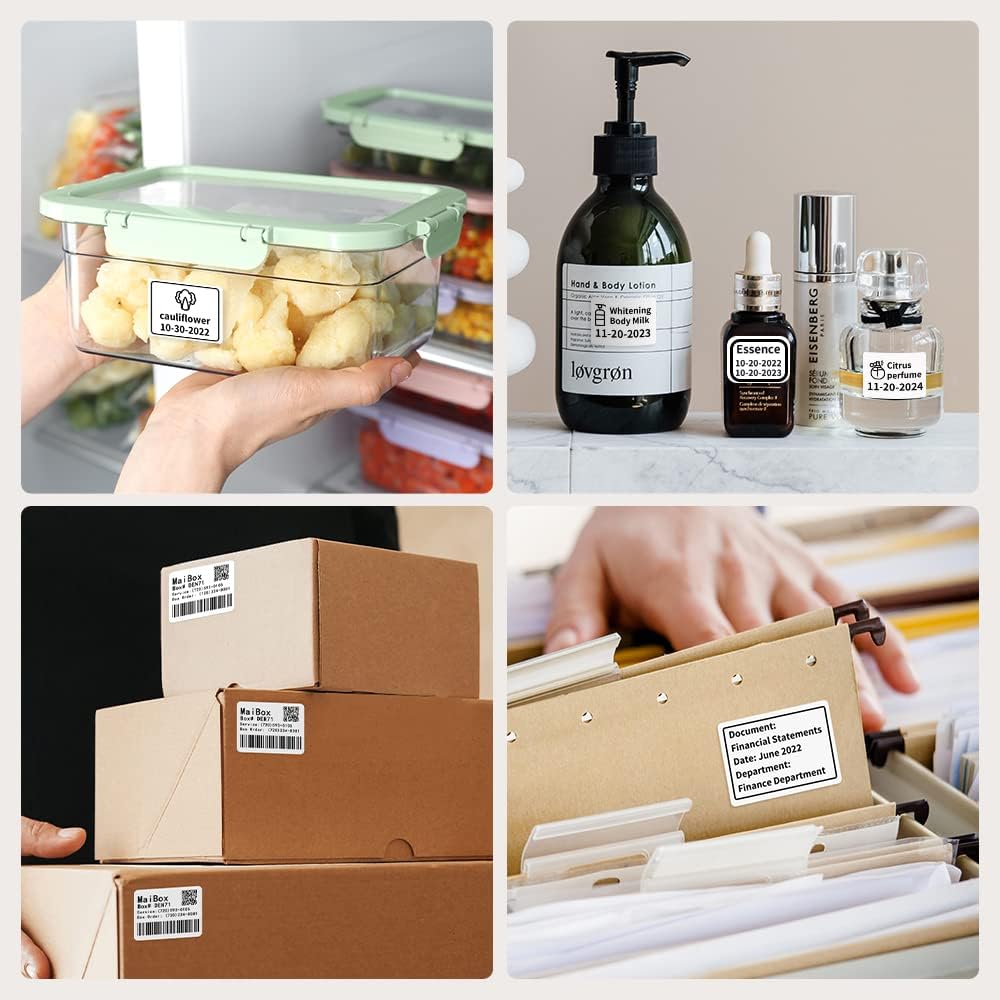 Phomemo M110/M220/M221/M200/M120/M100/M108/M150/M250/M260 Selbstklebende Etiketten, 1.57"x1.18"(40x3