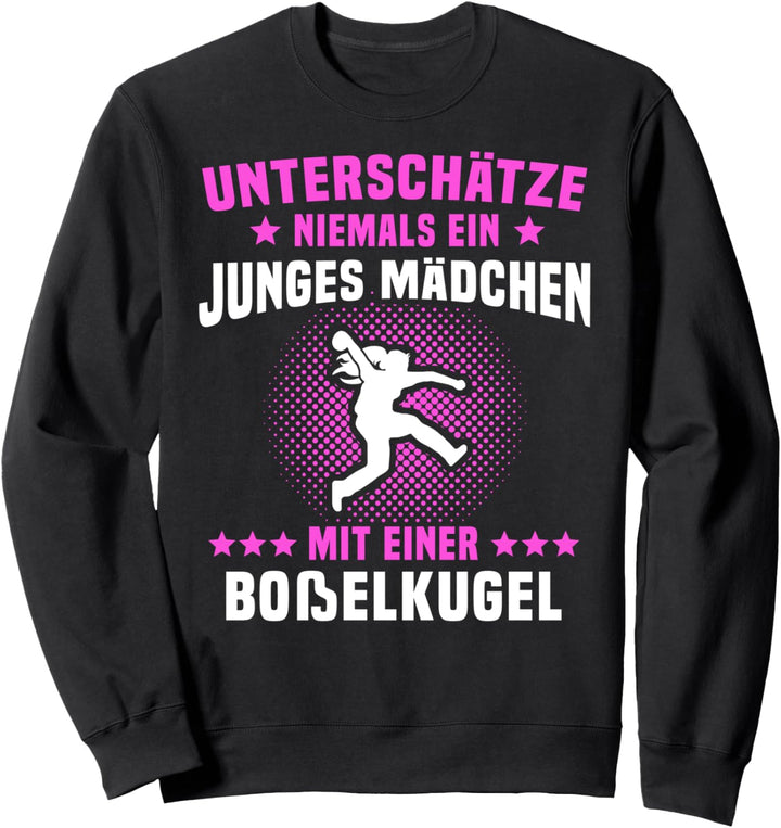 Bosseln Frauen Ostfriesin Bosselkugel Damen Bosseln Sweatshirt