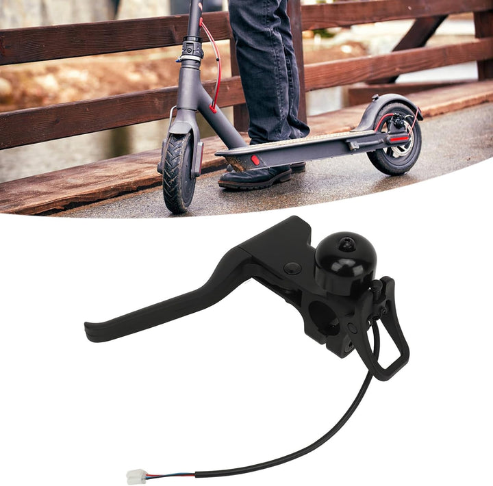 Elektroroller Bremshebel mit Klingel für Xiaomi 4 Pro, E-Scooter Bremsgriff mit Klingel, E-Roller Br