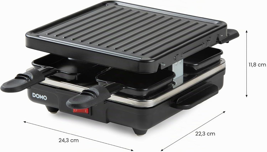 Domo DO9147G Raclette, Metall, 1 Liter,