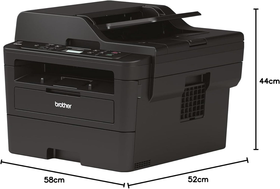 Brother DCPL2550DN 3-in-1 S/W-Multifunktionsgerät, Schwarz, 34 Seiten/Min 34 Seiten/Min USB 2.0, LAN