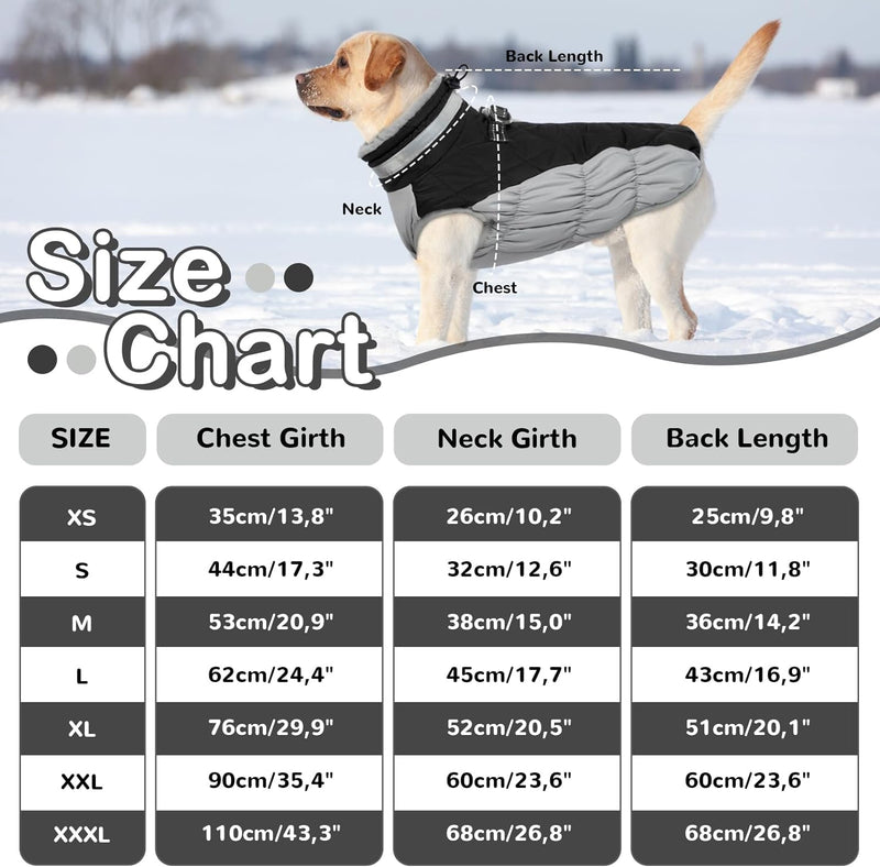 Hjumarayan Hundemantel für Kleine Hunde - Hundemantel Winter Hundemantel mit Geschirr Wintermantel H