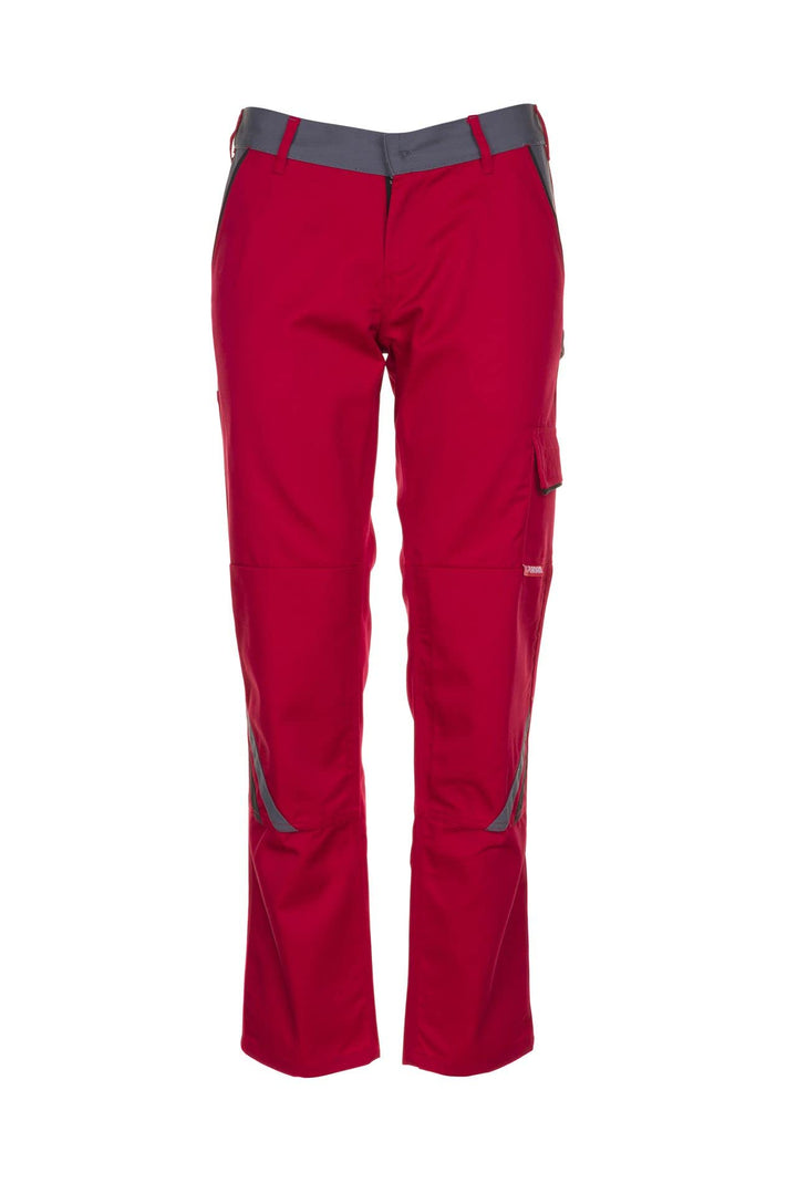 Planam Highline Damen Bundhose rot Schiefer schwarz Modell 2391 Grösse 48