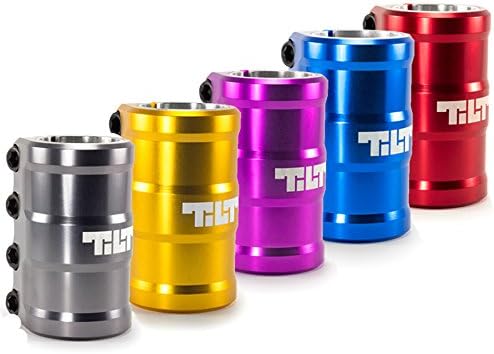 TILT SCS Compression System Stunt-Scooter Clamp + Fantic26 Sticker (ARC mit Shim 32/35 Schwarz)