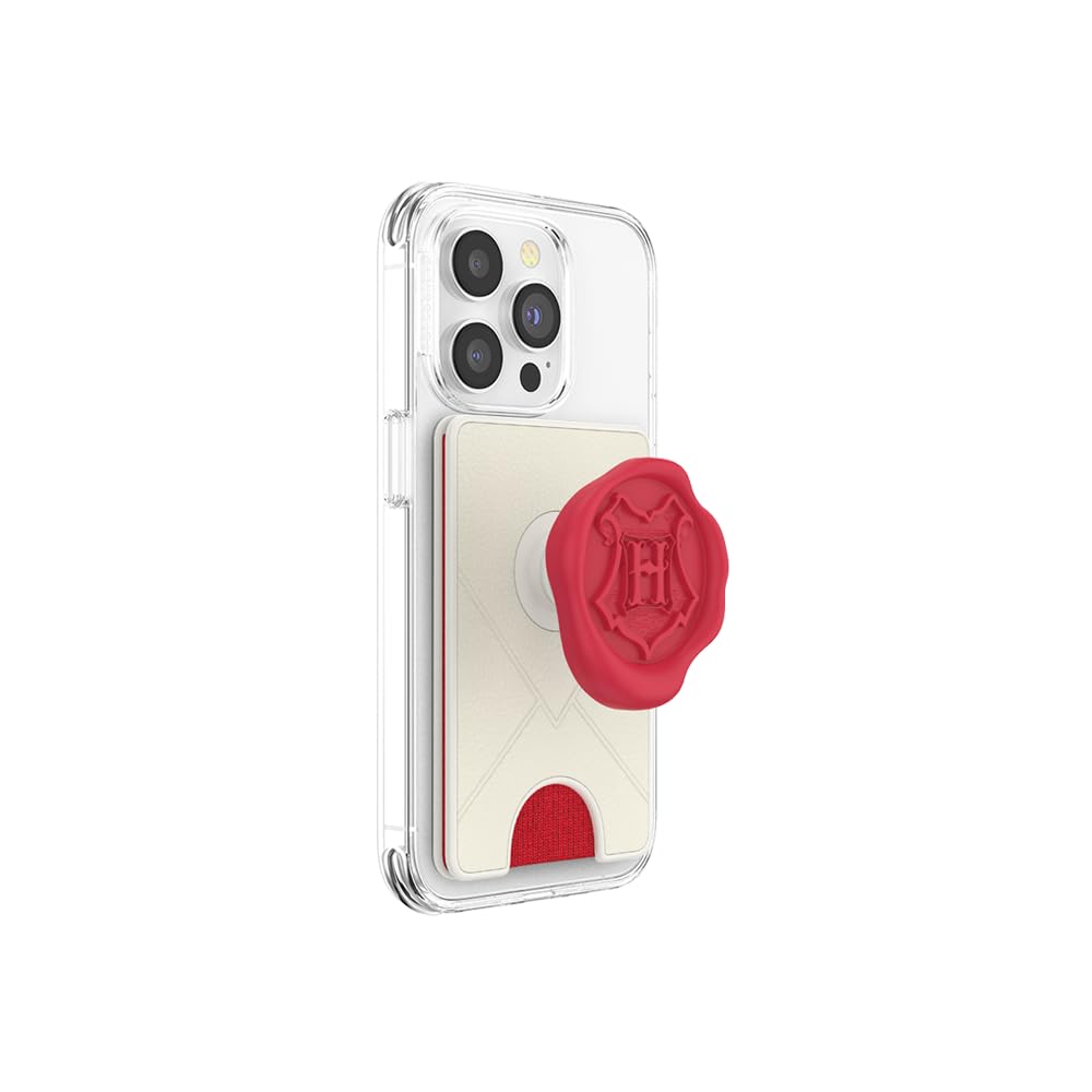 PopSockets: PopWallet+ mit Integriertem Austauschbarem PopTop für Smartphones und Tablets - Hogwarts