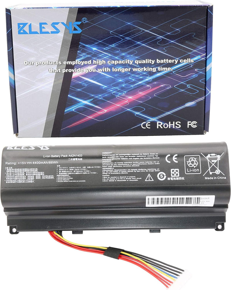 BLESYS A42N1403 A42LM93 4ICR19/66-2 Laptop Akku für ASUS G751 G751J G751J-BHI G751JL G751JT G751JM G