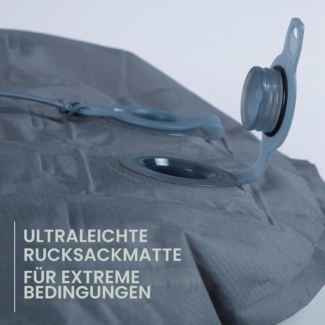 Exped Ultra 7R Leichte Rucksackmatte, verstaubar und bequem, -20 Grad 4-Jahreszeiten-Isomatte, Anthr