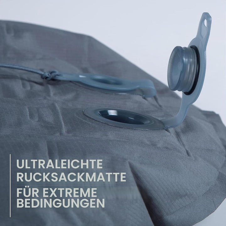 Exped Ultra 7R Leichte Rucksackmatte, verstaubar und bequem, -20 Grad 4-Jahreszeiten-Isomatte, Anthr