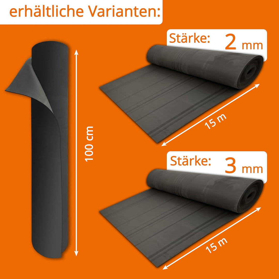 uficell® Multisound Akustik Trittschalldämmung für Parkett- und Laminatböden - Trittschallverbesseru