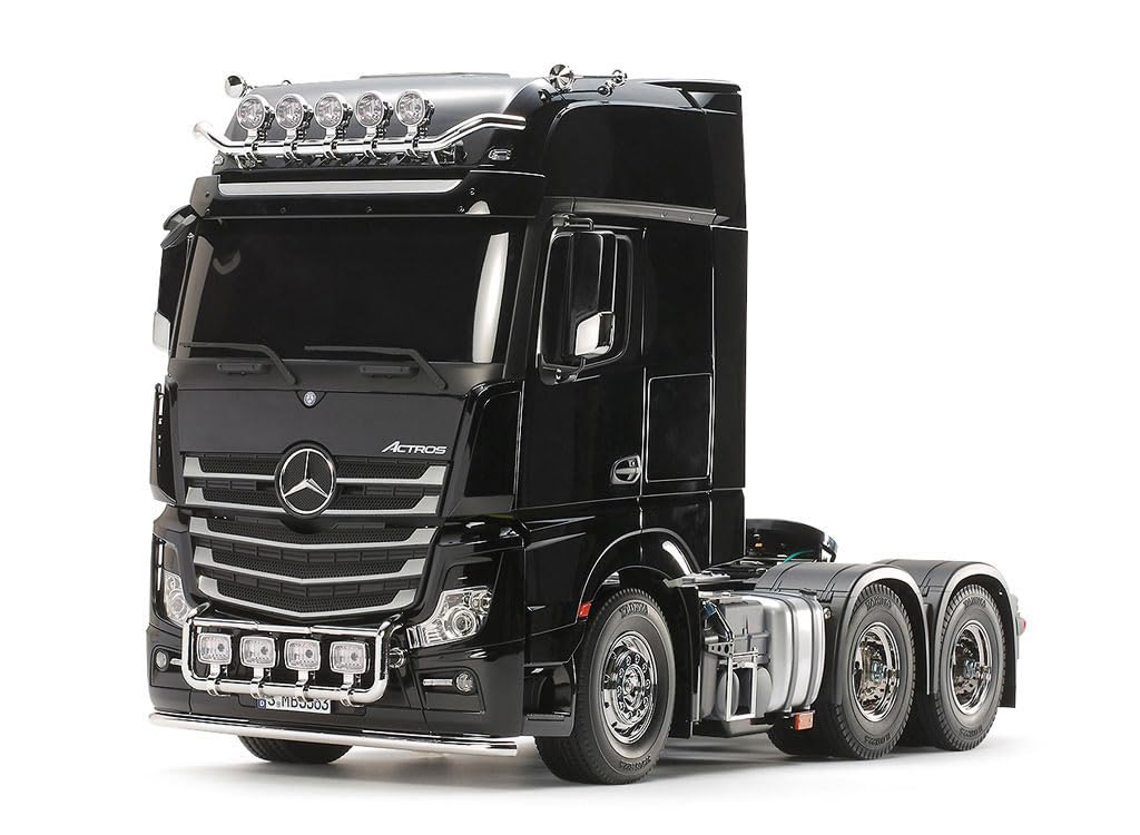 TAMIYA 300056348 56348 Mercedes-Benz Fahrzeug 1:14 RC MB Actros 3363 Giga Sp. 6x4, schwarz
