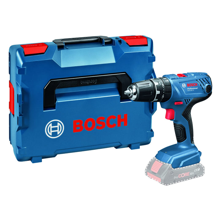 Bosch Professional 18V System Akku Schlagbohrschrauber GSB 18V-21 (max. Drehmoment 21 Nm, ohne Akkus
