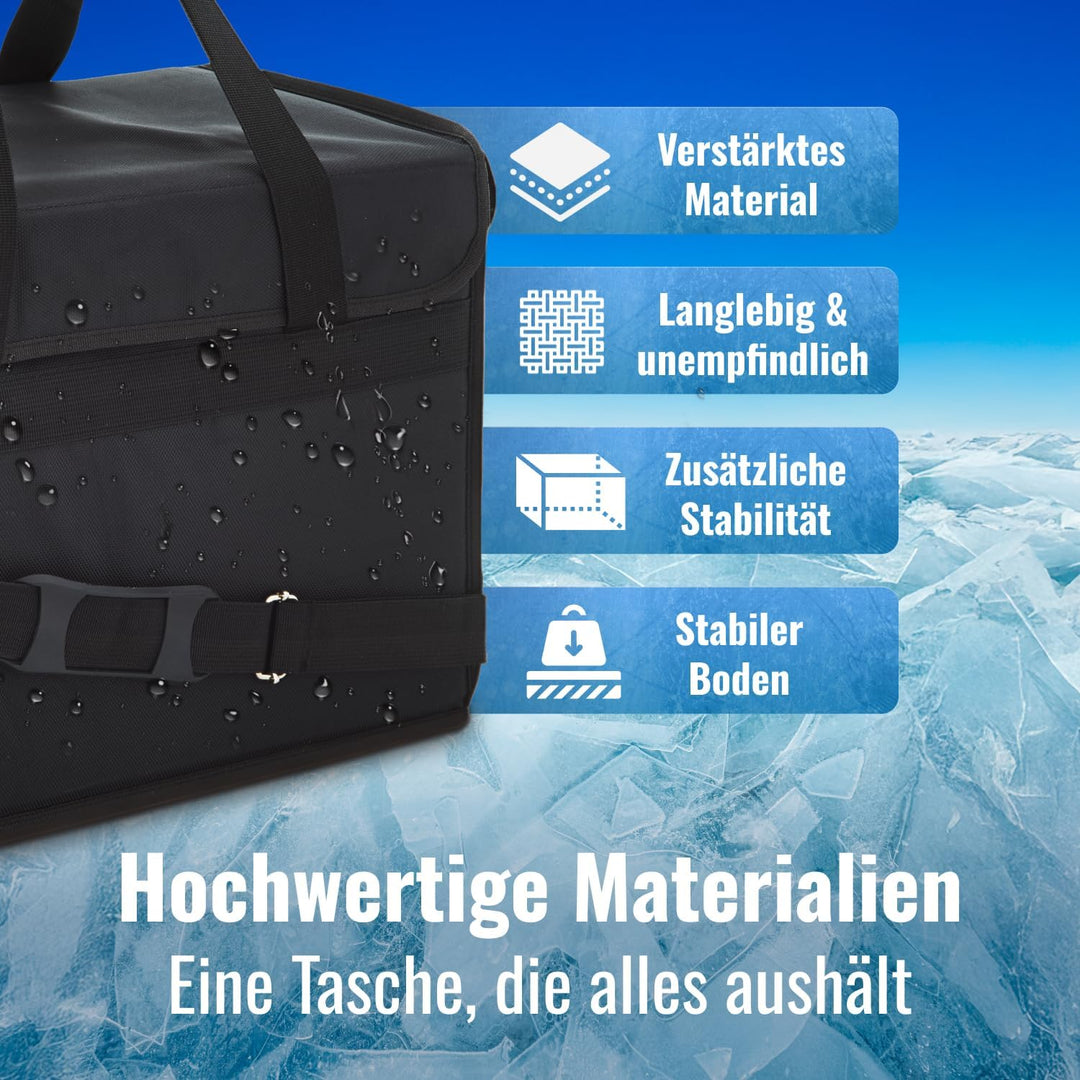 achilles Kühltasche Faltbar – Lunchtasche Herren und Damen – Lange Kühlzeit – Faltbare Kühlbox für U