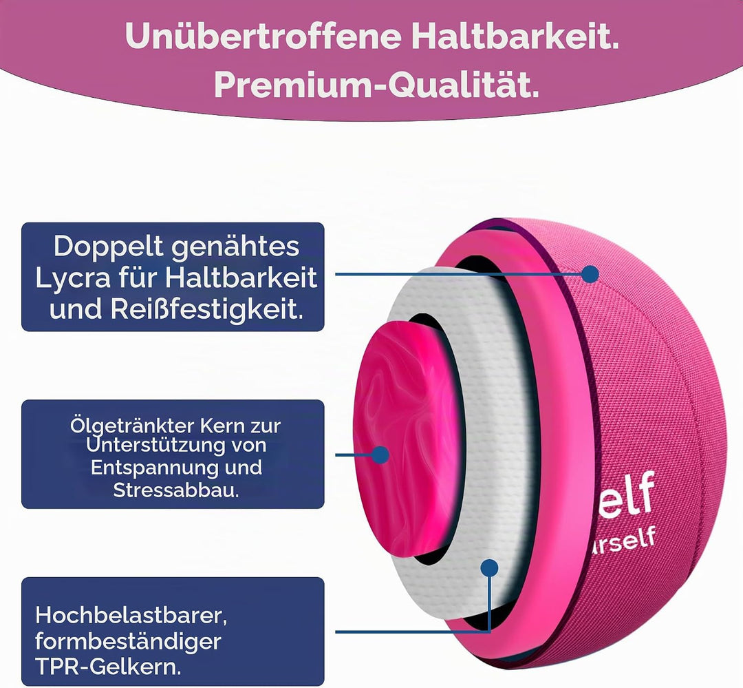 MindPanda Geist & Körper Gel-Stressball für Erwachsene – Handtherapie Anti Stress Bälle Quetschbälle