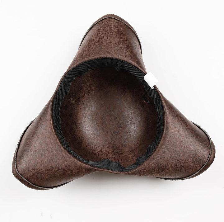 keland Piratenhut Piraten Dreispitz Hut Leder Herren Damen Pirate Hat Erwachsene Braun, Braun