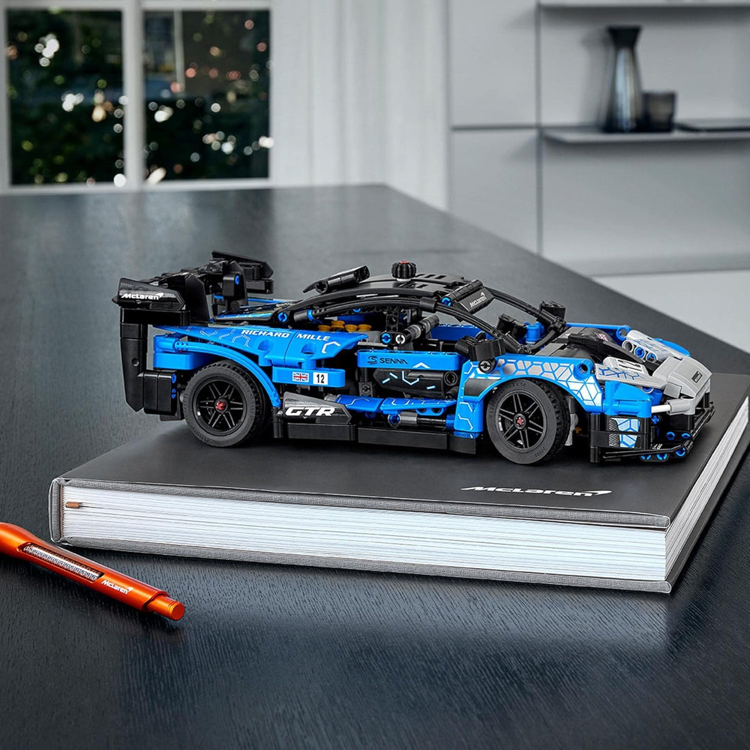 LEGO 42123 Technic McLaren Senna GTR, Modellbausatz, Spielzeugauto, Rennauto, Rennwagen-Bauset, Mode