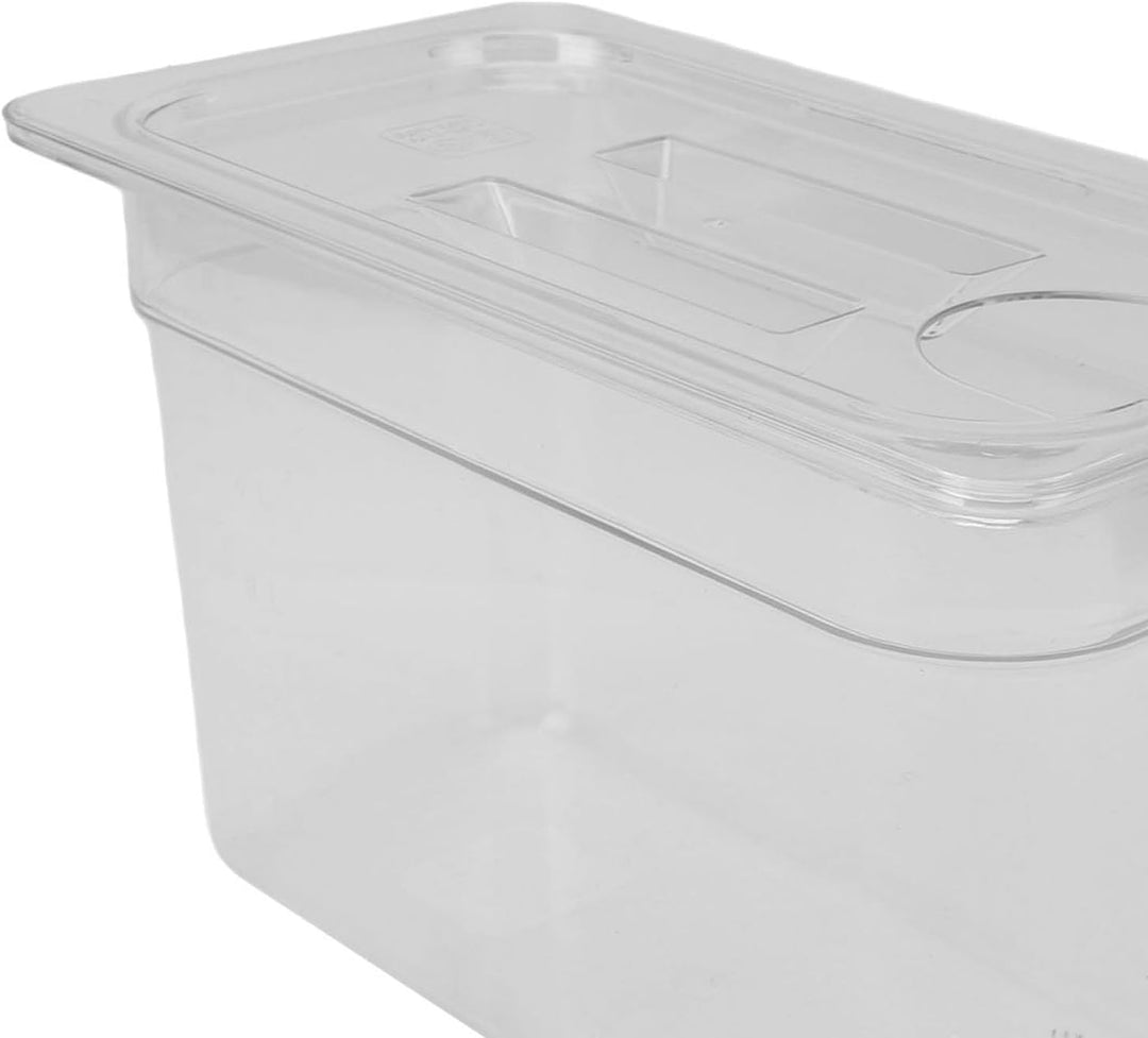 6,9 L Slow Cooker Behälter, Sous Vide Behälter mit Deckel, Transparenter Niedrigtemperatur Kochtopf,