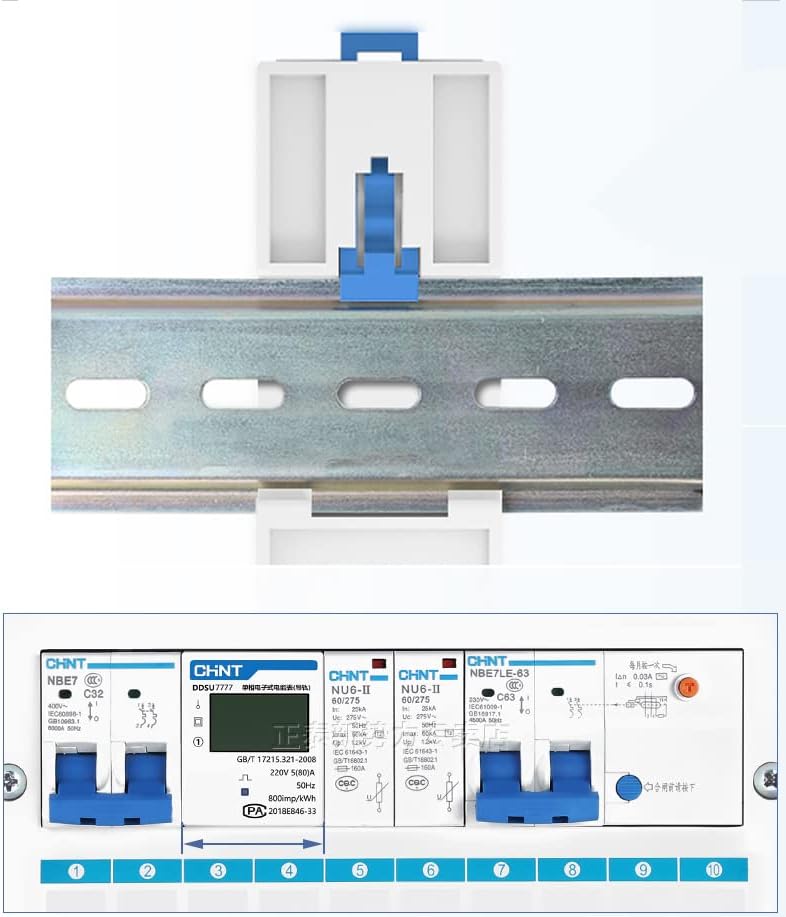 DDSU666 Einphasig Elektronischer Vierleiter-Energiezähler, Stromzähler für Solaranlagen PV System, S